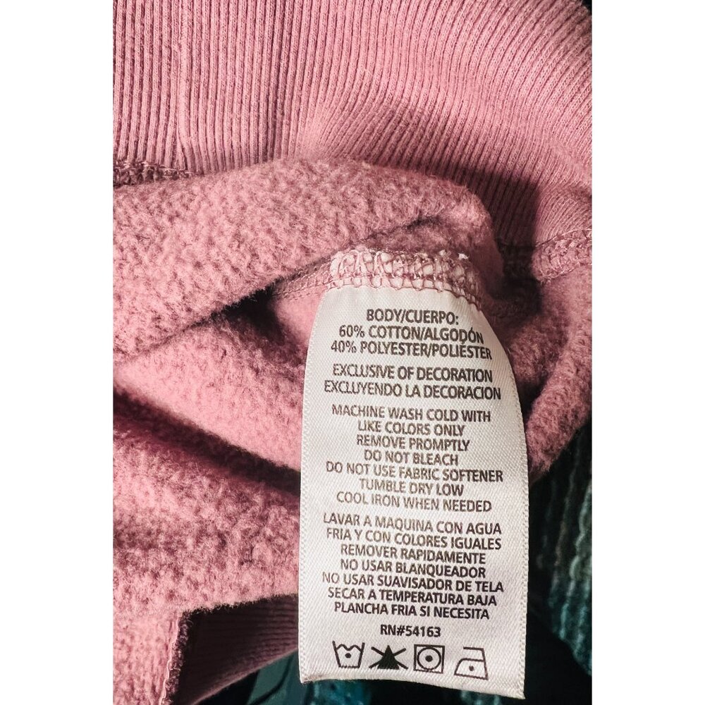 Calvin Klein Mauve Hoodie Sweatshirt XX-Large Cotton/Polyester Blend - Picture 4 of 4